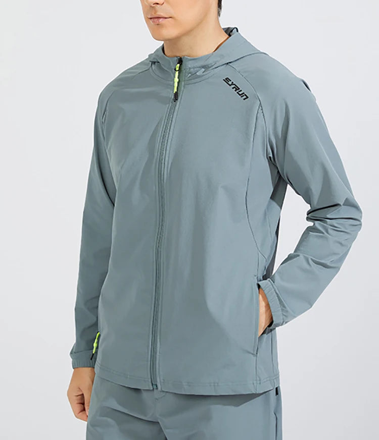 New Design Sport Jackets Casual Zipper Running Outdoor Windbreak Gym Breathable Training Hoodie