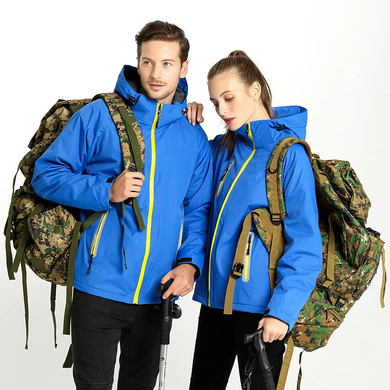 Camping Hiking Wear Clothing Outdoor Mens Windbreaker High Level Waterproof Windproof Jacket