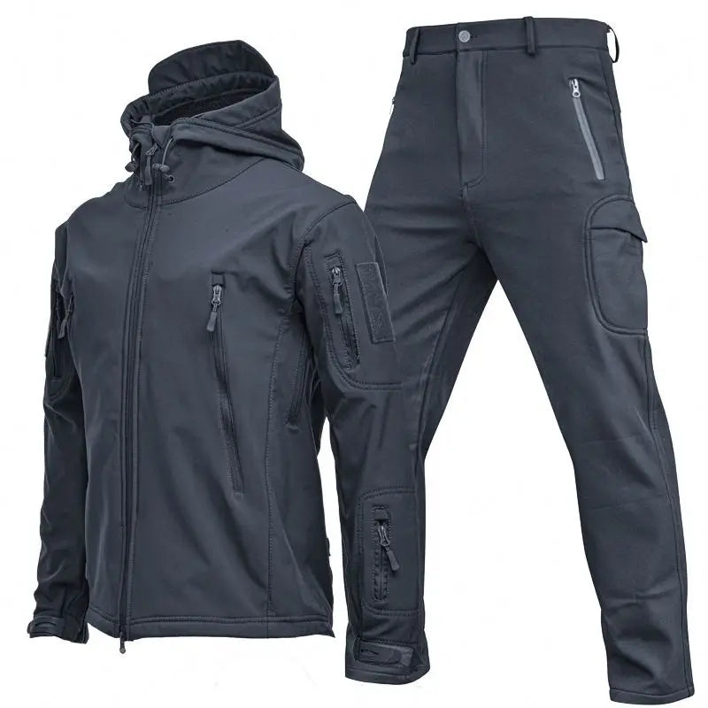 Snow Clothing 2 Piece of Ski Suit Sets Outdoor Sports Waterproof Jacket With Hood and Pants Snowboarding Wear Ski Wear