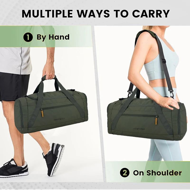 Multi Purpose Casual Fashion Sport Gym Bag Custom Men Durable Weekender Duffel Bag with Shoe Compartment